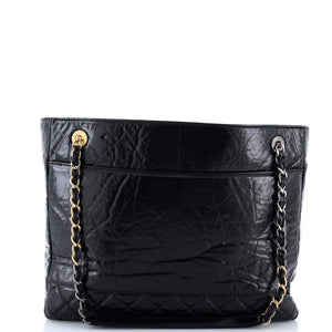 Paris-31 Rue Cambon Timeless CC Shopping Tote Quilted Shiny Aged Calfskin Large