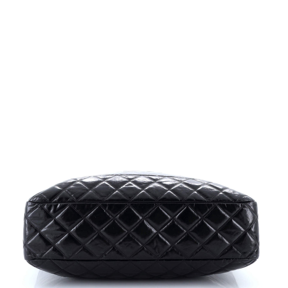 Paris-31 Rue Cambon Timeless CC Shopping Tote Quilted Shiny Aged Calfskin Large