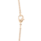 CC Drop Pendant Necklace Metal with Crystals and Faux Pearl