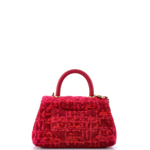 Coco Top Handle Bag Quilted Tweed Mini