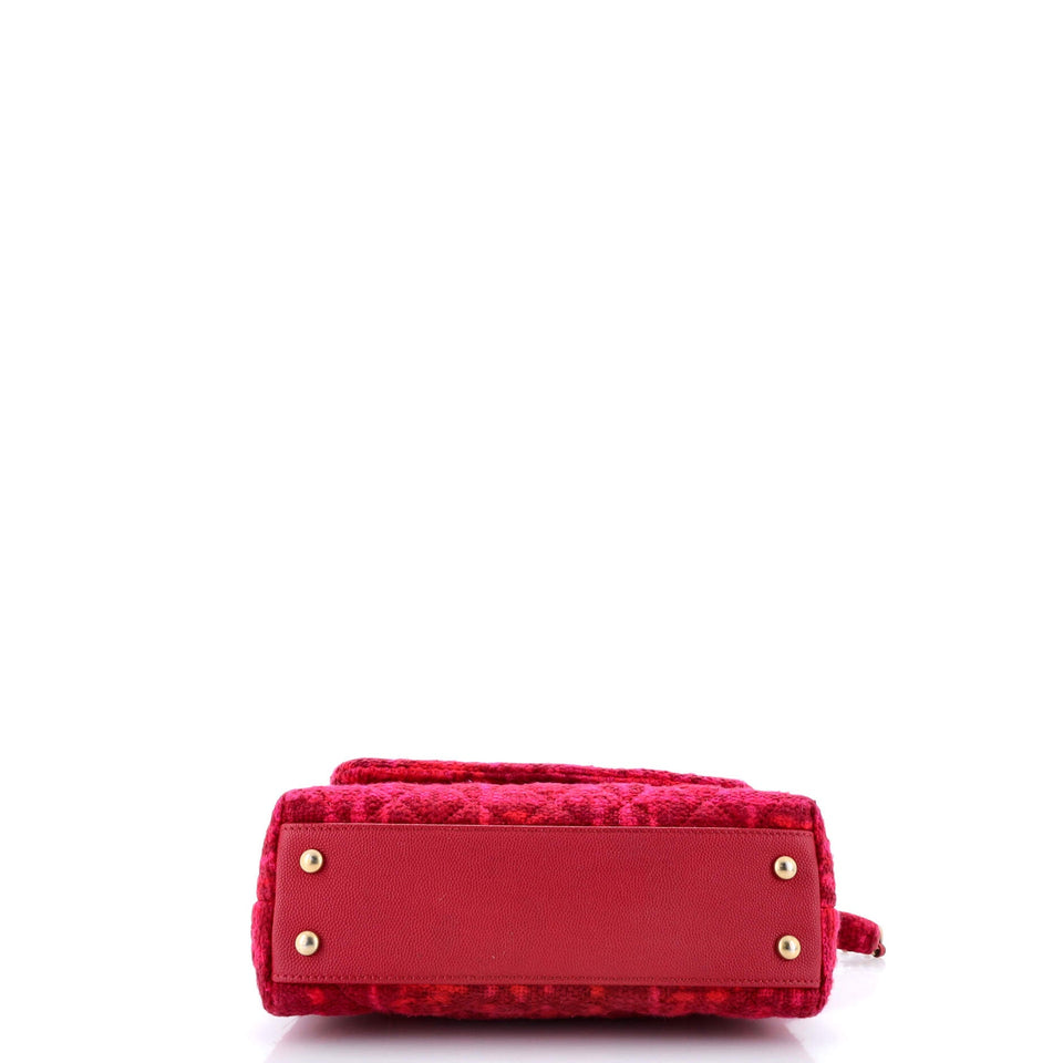 Coco Top Handle Bag Quilted Tweed Mini