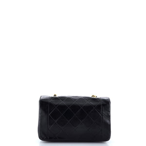 Vintage Diana Flap Bag Quilted Lambskin Small