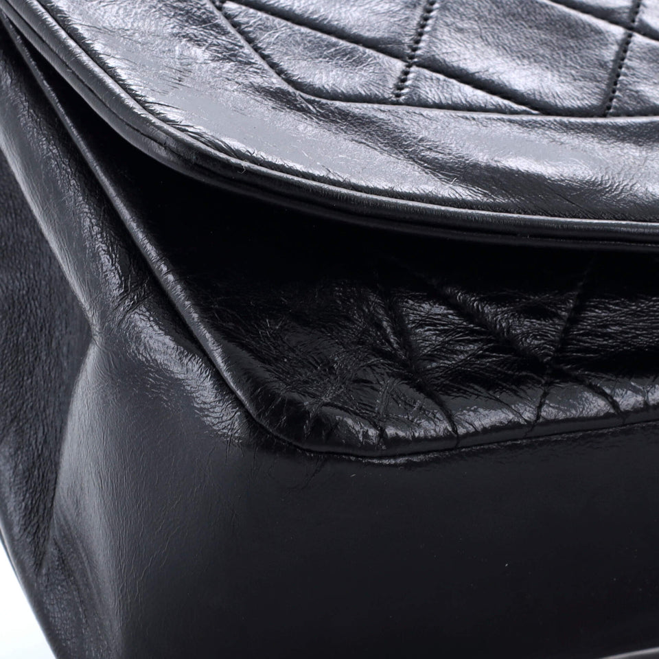 Vintage Diana Flap Bag Quilted Lambskin Small