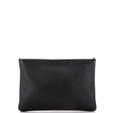 O Case Clutch Chevron Caviar Large