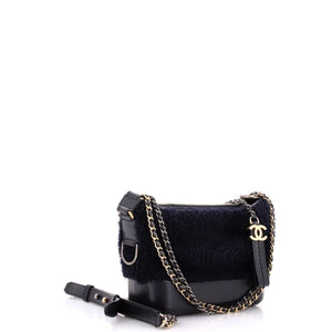 Gabrielle Hobo Shearling and Leather Small