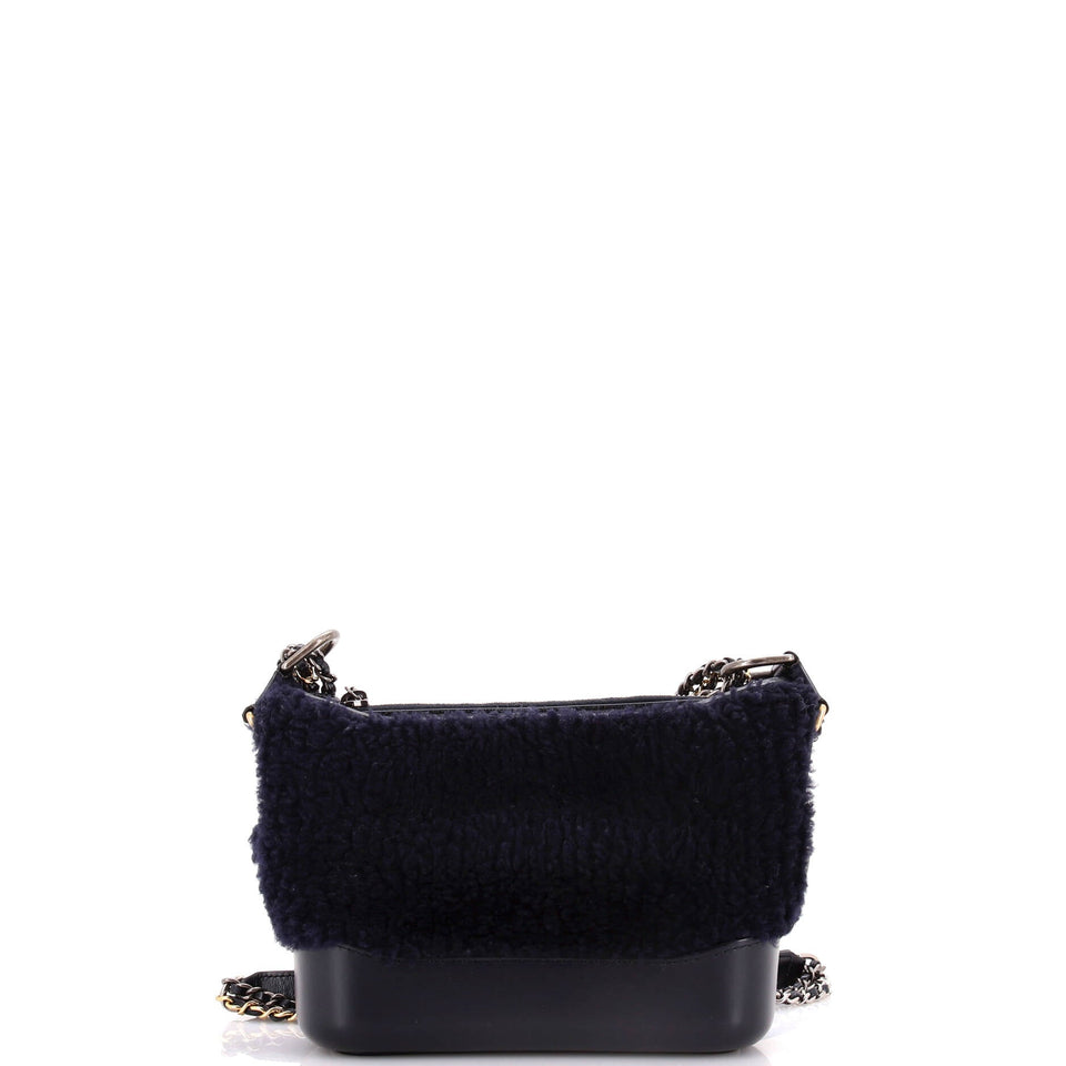Gabrielle Hobo Shearling and Leather Small