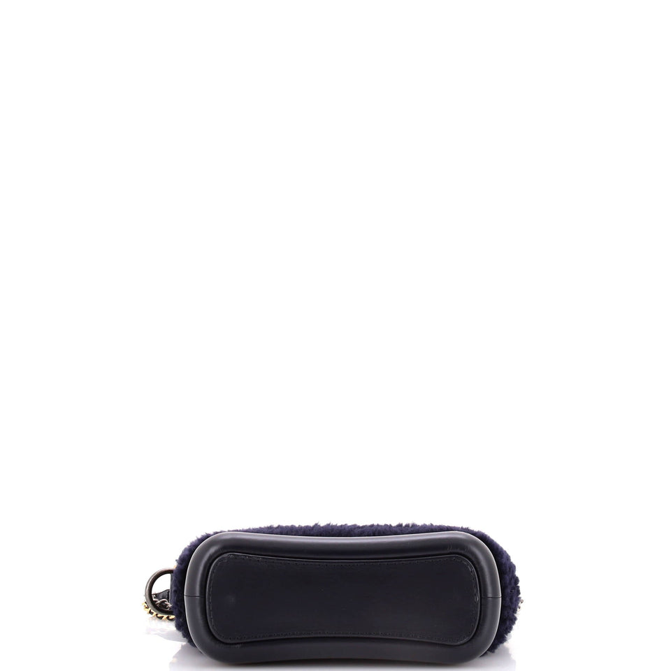Gabrielle Hobo Shearling and Leather Small