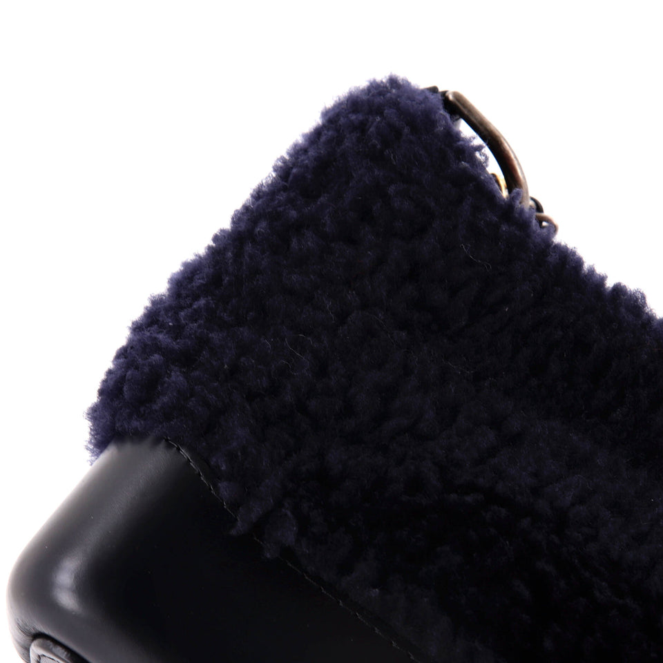 Gabrielle Hobo Shearling and Leather Small