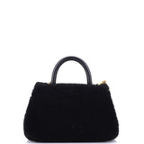 Coco Top Handle Bag Shearling Small