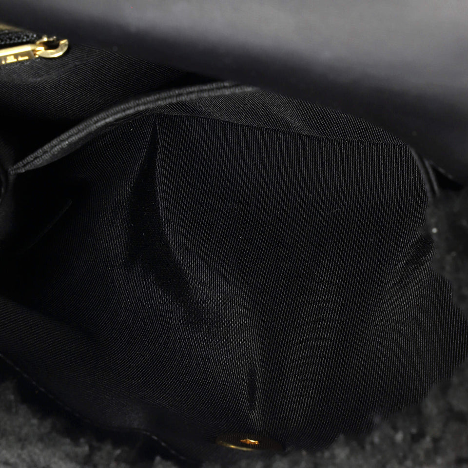 Coco Top Handle Bag Shearling Small