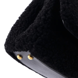 Coco Top Handle Bag Shearling Small