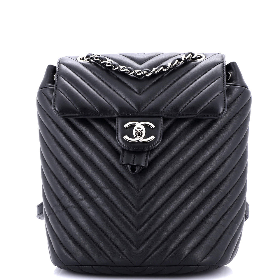 Urban Spirit Backpack Chevron Leather Small