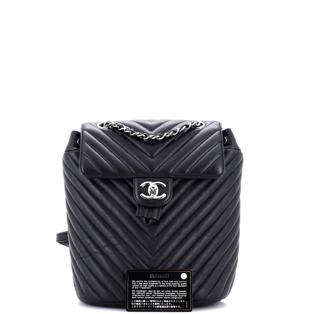 Urban Spirit Backpack Chevron Leather Small