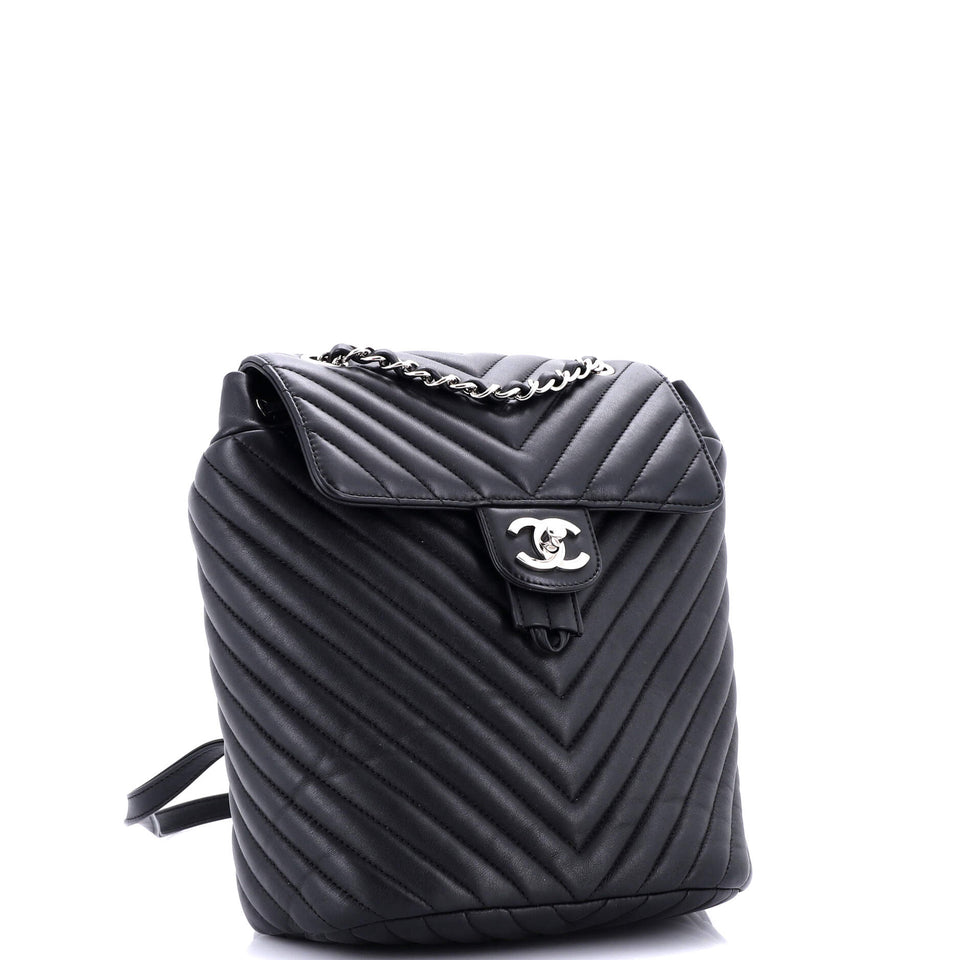 Urban Spirit Backpack Chevron Leather Small