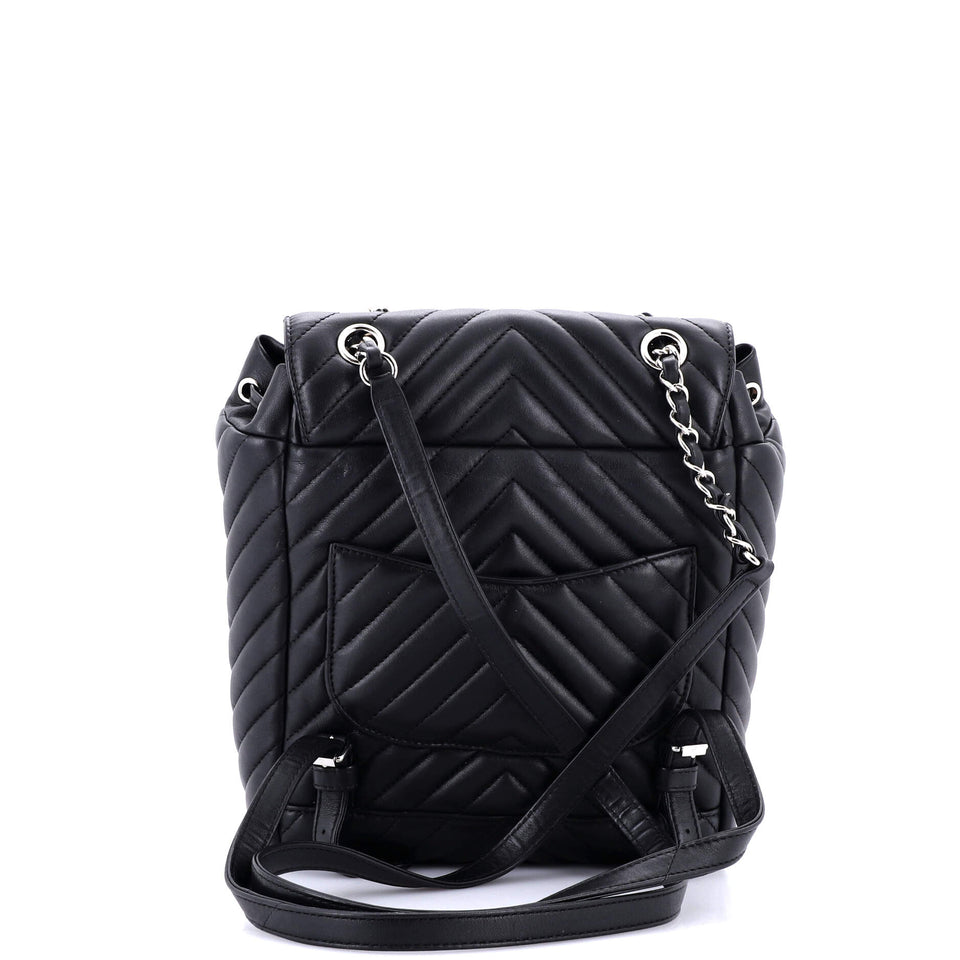 Urban Spirit Backpack Chevron Leather Small