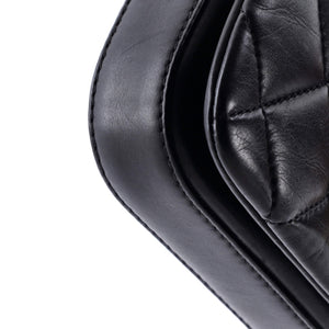 Nailed CC Full Flap Bag Quilted Calfskin Mini
