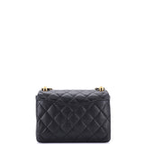 Coco First Flap Bag Quilted Caviar Mini