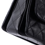 Coco First Flap Bag Quilted Caviar Mini