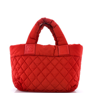 Coco Cocoon Zipped Tote Quilted Nylon Large