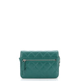 Wallet on Chain Quilted Caviar Mini