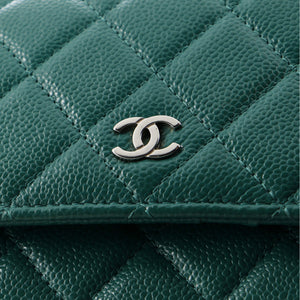 Wallet on Chain Quilted Caviar Mini