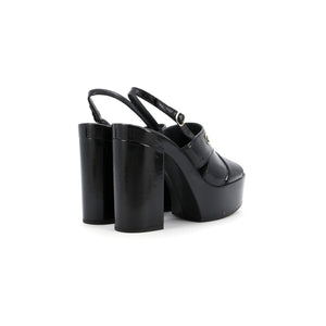 Women's CC Slingback Platform Sandals Patent