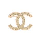 CC Brooch Metal with Crystals
