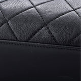 Label Click Flap Bag Quilted Calfskin Small