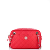 Camera Case Bag Quilted Caviar Small