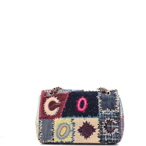 Flap Bag Multicolor Patchwork Jumbo