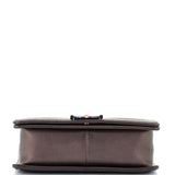 Boy Flap Bag Quilted Iridescent Goatskin Old Medium