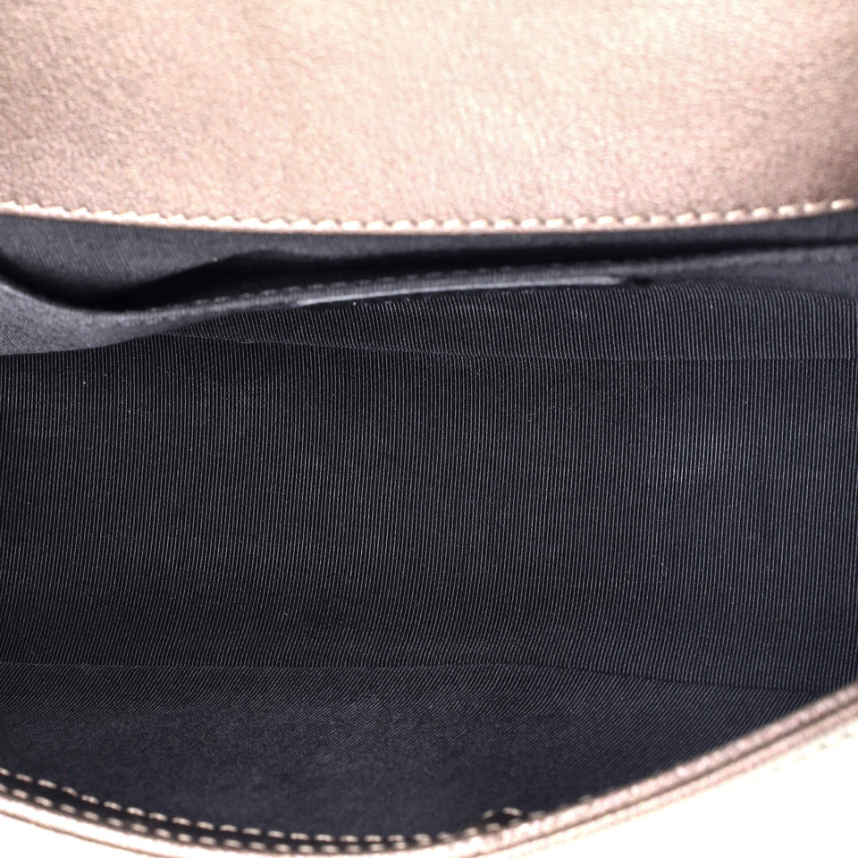 Boy Flap Bag Quilted Iridescent Goatskin Old Medium