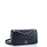 Mademoiselle Vintage Flap Bag Quilted Sheepskin Small