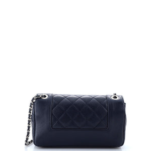 Mademoiselle Vintage Flap Bag Quilted Sheepskin Small