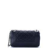 Mademoiselle Vintage Flap Bag Quilted Sheepskin Small