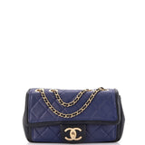 Graphic Flap Bag Quilted Calfskin Small