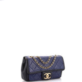 Graphic Flap Bag Quilted Calfskin Small