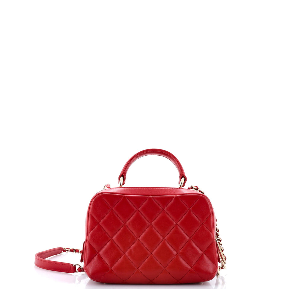 Trendy CC Bowling Bag Quilted Lambskin Mini