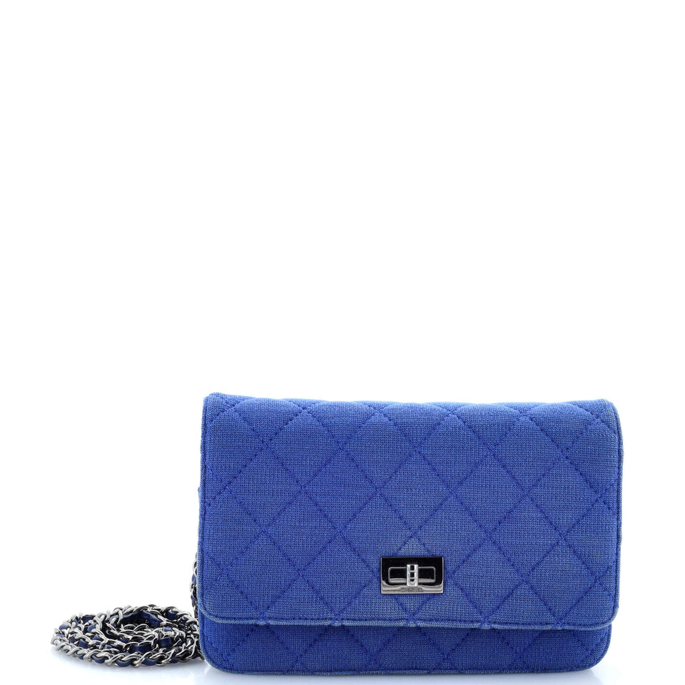 Reissue 2.55 Wallet on Chain Quilted Jersey