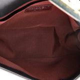 Boy Flap Bag Stitched Quilted Velvet Old Medium