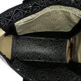 Logo Camellia Shopping Tote Printed Coated Canvas Medium