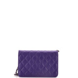 Wallet on Chain Quilted Caviar