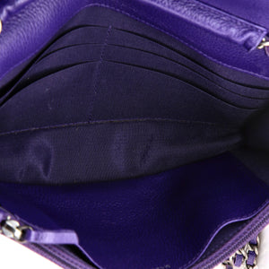 Wallet on Chain Quilted Caviar