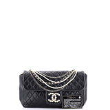 Westminster Pearl Chain Flap Bag Quilted Lambskin Medium