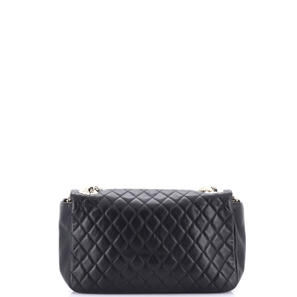 Westminster Pearl Chain Flap Bag Quilted Lambskin Medium