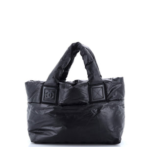 Coco Cocoon Reversible Tote Quilted Nylon Small