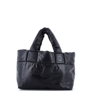 Coco Cocoon Reversible Tote Quilted Nylon Small