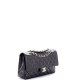 Vintage Classic Double Flap Bag Quilted Glitter Patent Medium