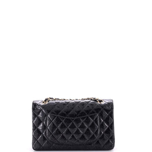 Vintage Classic Double Flap Bag Quilted Glitter Patent Medium