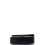Vintage Classic Double Flap Bag Quilted Glitter Patent Medium
